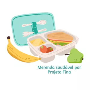 Imagem de capa para o Ebook Merenda saudável por Projeto Fina