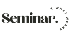 Seminar x What Works logo