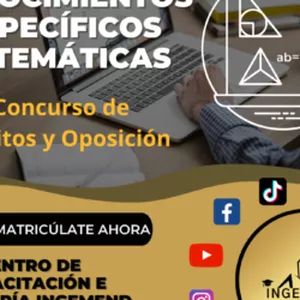 Imagen de portada para Curso online Conocimiento Especifico área Matemáticas 