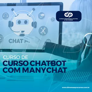 Imagem de capa para o Curso online Curso de Chatbot com Manychat