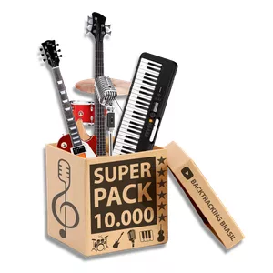 Super Pack 10.000 Backtrackings de Pop/Rock Nacional &amp; Internacional!!!! Para Guitarristas, Baixistas, Vocalistas e Bateristas!!!!!!