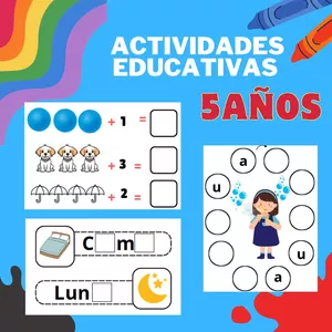 Imagen de portada para Ebook ACTIVIDADES EDUCATIVAS 5 AÑOS