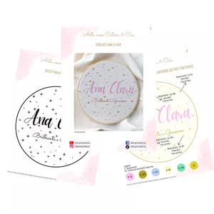 Imagem de capa para o Ebook Risco para Bordar - Nome Ana Clara