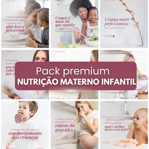 Imagem de capa para o Curso online Pack Premium Nutrição Materno Infantil