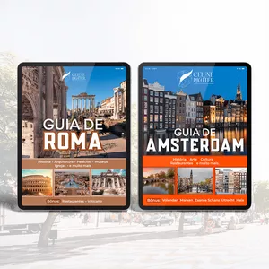 Combo de Roteiros Completos de ROMA e AMSTERDAM