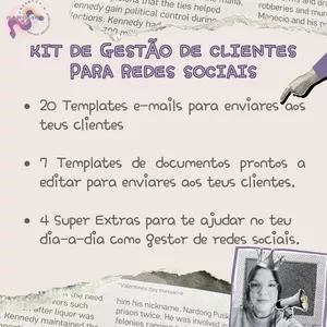 Imagem de capa para o Curso online Kit de Gestão de Clientes para Redes Sociais