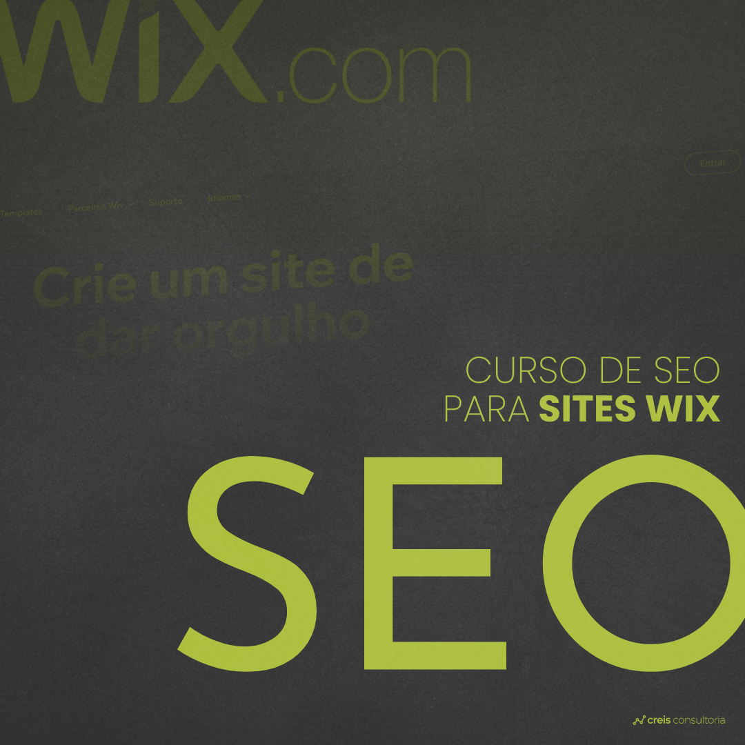 Imagem de SEO para sites WIX criado por Creis Consultoria na hotmart
