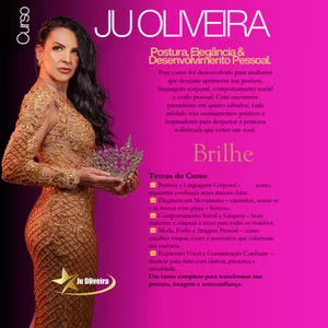Imagem de capa para o Ebook E-Book- Curso de Postura, Elegância e Desenvolvimento Pessoal