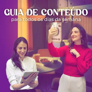 Imagem de capa para o Ebook Guia de Conteúdo para Todos os Dias da Semana