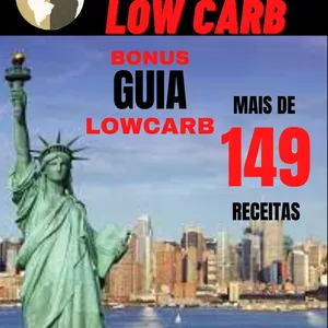 Imagem principal do produto Guia lowcarb + 149 RECEITAS COM FRANGO PARA DIETA LOWCARB