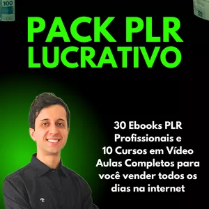 Imagem de capa para o Curso online PACK PLR LUCRATIVO