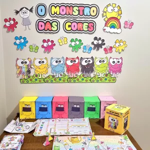 Imagem de capa para o Ebook PROJETO O MONSTRO DAS CORES 