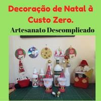 Artesanato de Natal Custo quase Zero