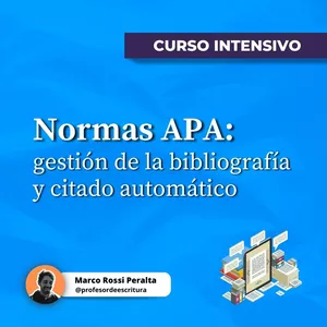 Imagen de portada para Curso online Normas APA: gestión de la bibliografía y citado automático