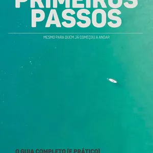 Imagem de capa para o Ebook Primeiros Passos | Guia Completo (e prático) para Agências de Turismo