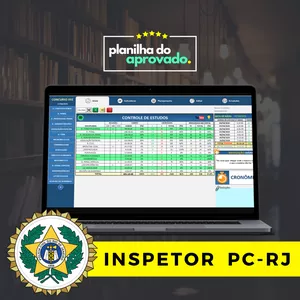 Imagem do curso Planilha do Aprovado - PC-RJ - Inspetor