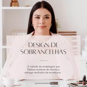 Imagem de capa para o Curso online Design de Sobrancelhas Josiane Sola