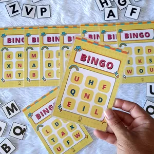 Imagem de capa para o Ebook BINGO DAS LETRAS 