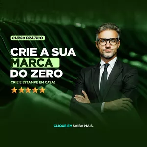 Imagem do curso MARCA DE ROUPA DO ZERO - Crie e Estampe em Casa.