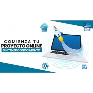 Imagen de portada para Curso online Como crear tu primera página web