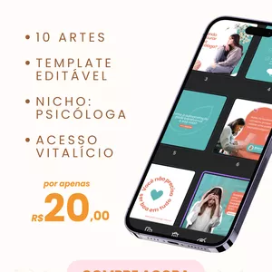 Imagem de capa para o Curso online PACK DE ARTES PARA PSICÓLOGA