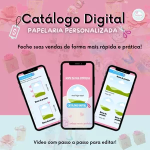 Imagem de capa para o Curso online Catálogo Digital para Papelaria Personalizada