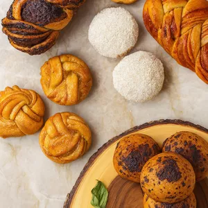 Imagem de capa para o Curso online Pães Doces Sem Glúten e Veganos 