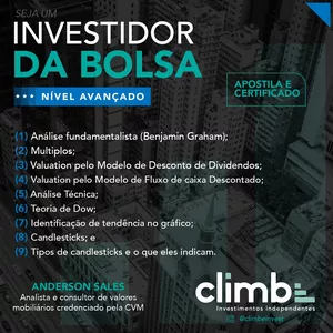 Imagem de capa para o Curso online Curso Avançado para Investidores
