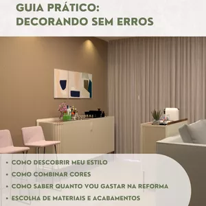 Imagem do curso GUIA PRÁTICO: DECORANDO SEM ERROS