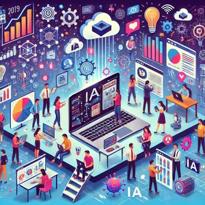 Imagem de capa para o Curso online Como Ganhar Dinheiro com IA
