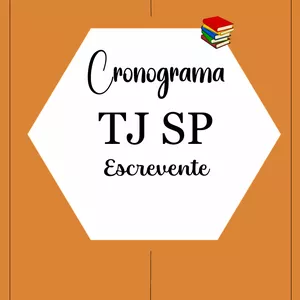 Imagem de capa para o Ebook CRONOGRAMA TJSP - ESCREVENTE 2025