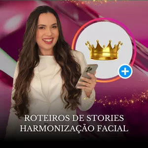 Imagem de capa para o Curso online Roteiros de Stories para Harmonização Facial