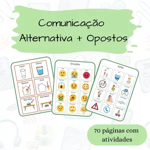 Imagem de capa para o Ebook E-Book Comunicação Alternativa + Opostos