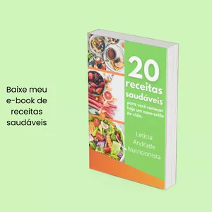 Imagem de capa para o Ebook 20 receitas fáceis para emagrecimento