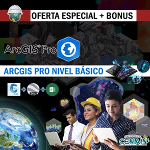 Imagen de portada para Curso online ARCGIS PRO BÁSICO