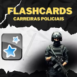 Imagem de capa para o Curso online Flashcards Carreiras Policiais