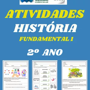 Imagem de capa para o Ebook ATIVIDADES DE HISTÓRIA - ENSINO FUNDAMENTAL 1 – 2º ANO
