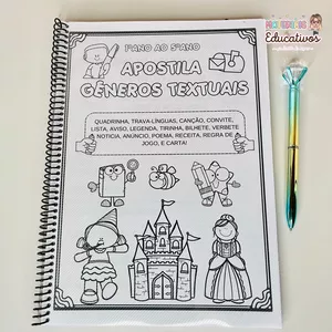 Imagem de capa para o Ebook Apostila Gêneros Textuais