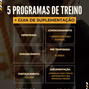 Imagem de capa para o Ebook Planilhas de Treinamento Físico