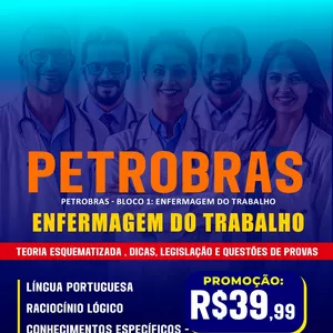 Imagem de Curso Petrobras - Bloco 1: Enfermagem do Trabalho 2024 criado por Concursos Online na hotmart