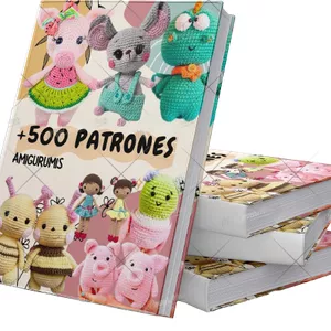 Imagen de portada para Ebook Ebook +500 Patrones Amigurumis