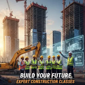 Imagen de portada para Ebook Aprende Construcción desde Cero: Procesos y Técnicas Esenciales