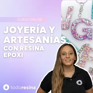 Imagen de portada para Curso online Joyeria y Artesanías con Resina Epoxi