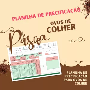 Imagem do curso Planilha de precificação para ovos de páscoa de colher