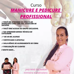 Imagem de capa para o Curso online CURSO DE MANICURE E PEDICURE PROFISSIONAL