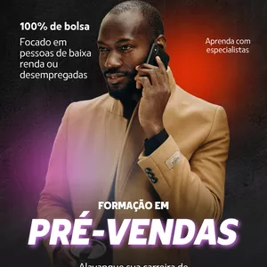 Imagem de capa para o Curso online Formação em pré-vendas - Zedaká