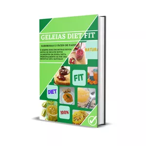 Imagem de capa para o Ebook GELEIAS DIET FIT