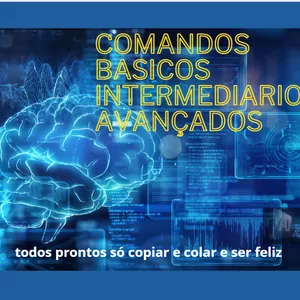Imagem do curso 500 comandos prontos para o chat gpt e outros do iniciante ao avançado 