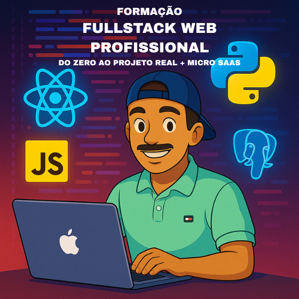 Imagem do curso Formação FullStack Web Profissional: Do Zero ao Projeto Real + MICRO SAAS