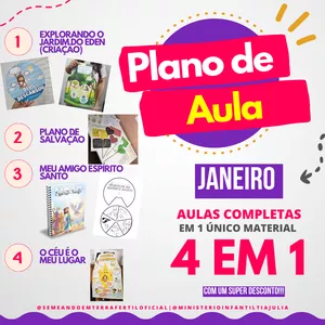 Imagem do curso PLANO DE AULA PARA O MINISTÉRIO INFANTIL ???? JANEIRO 